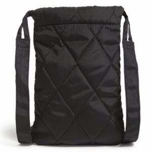 Vera Bradley Black Quilted Crossbody Bag- NWT